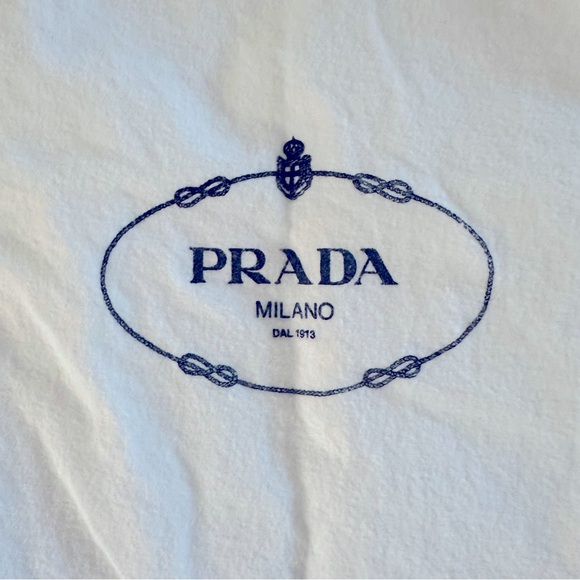 Prada White Drawstring Dust Bag - Picture 2 of 6